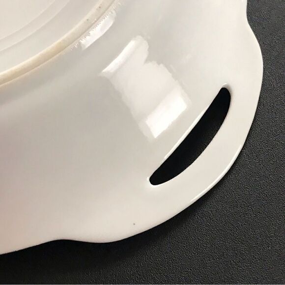 Antique Nippon Hand Painted Pink Rose Gilt Trim Cream & Green Handled Bowl - Picture 10 of 14